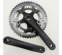 Gettimore Mountain Road Pédalier pour vélo 9/10/11 vitesses Double pédalier pour route pour vélo Partie 34/50T Pédalier 170 mm Carré conique