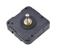 Gettimore Mouvement d'horloge silencieux 3D à haute torsion pour grandes horloges murales à faire soi-même, noyau en plastique avec filetage de 6 mm, saut en seconde, nécessite une pile AA