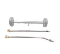 Gettimore Nettoyeur de châssis de voiture haute pression 4000 PSI 2,5 GPM 4 ports 2 en 1 Buse de sol pour véhicules camions Compatible avec entrée 6,35 mm