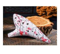 Gettimore Ocarina Alto Do en résine 12 trous avec cordon tour de cou et sac de transport pour débutants Blossom