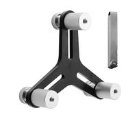 Gettimore Outil d'équerre de segment de piston réglable de 6,7 à 12,7 cm, gabarit d'alignement d'alésage de cylindre avec jauge d'épaisseur en aluminium et acier inoxydable pour une mesure précise de