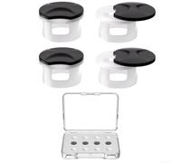 Gettimore Pare-soleil LED en plastique ABS anti-reflet pour lunettes Meta (Blanc)