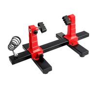 Gettimore Pince à souder réglable avec mandrin rotatif à 360°, ouverture de 200 mm, 5 tailles de pinces (1,2-4 mm), pour soudure de carte mère et travail PCB, rouge/noir