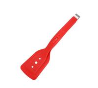 Gettimore Pince de cuisine en silicone avec spatule, poignée antidérapante en acier inoxydable résistant à la chaleur pour retourner le poisson, servir du steak, barbecue et pâtisserie, 29,8 cm