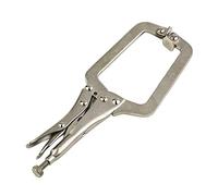 Gettimore Pince de verrouillage en C en acier de 22,9 cm, outil de localisation de tenons en bois avec vis tournante réglable, large ouverture de mâchoire pour serrer des formes irrégulières, 23 cm