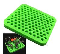 Gettimore Planche de rangement pour tête de réparation de bosses de voiture avec support de filetage M8, organisateur flexible en silicone pour outils automobiles et mécaniques, vert