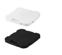 Gettimore Plateau coulissant pour cuisine - Chariot de déménagement carré en ABS de 31,5 cm avec roues en caoutchouc silencieuses, pour cafetière, friteuse à air sous armoire