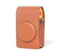 Gettimore Pochette élégante en cuir synthétique pour appareil photo KODAK MS200, étui rétro de couleur unie, 11 x 6 x 4 cm, protection légère pour un usage quotidien et en voyage