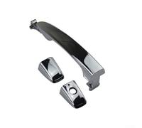 Gettimore Poignée extérieure de rechange directe avec capuchon pour JAC J5, noir, argent, gris, pour plastique, 1 pièce