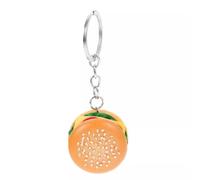 Gettimore Porte-clés Hamburger Rapide Simulation Hamburger à Suspendre en PVC et Fer Charme Ornement avec Design Réaliste, 35cm de Diamètre, pour Artisanat Durable et Exquis, Idéal pour Anniversaire