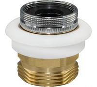 Gettimore Quick for Connect Raccord à pression pour lave-vaisselle 38,1 cm 15/162,5 cm x 1,9 cm GHTM Adaptateur en laiton pour appareils portables et systèmes de tuyau (court)
