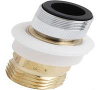 Gettimore Quick for Connect Raccord à pression pour lave-vaisselle 38,1 cm 15/162,5 cm x 1,9 cm GHTM Adaptateur en laiton pour appareils portables et systèmes de tuyau (long)