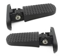 Gettimore Repose-pieds pliables en alliage pour trottinettes électriques, pédales de passager arrière antidérapantes avec espacement des trous de 4 à 5 cm, noir