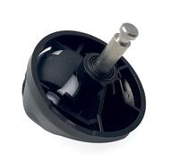 Gettimore Roue de rechange pour aspirateur robot ABIR X5/X6/X8, pièce de rechange noire durable compatible avec plusieurs modèles pour un contrôle de direction fiable