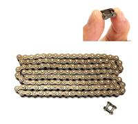 Gettimore Rouleau 25H 47cc/49cc pour mini moto tout-terrain, quad, scooter, construction en fer, pas de 6,35 mm, 136 maillons, 155 g