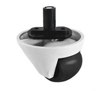 Gettimore Roulette avant de rechange Curv Series et pour robot Saros 10 R pour aspirateur, pièce de maniabilité lisse (blanc)