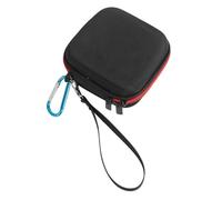 Gettimore Sac de rangement durable en EVA anti-poussière pour haut-parleurs Bose SoundLink Micro II - Étui de protection compact 12 x 12 x 6 cm avec cordon et boucle Noir