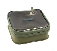 Gettimore Sac de rangement étanche en EVA pour matériel de pêche avec plusieurs compartiments pour tous les temps 16,5 x 16,5 x 6 cm, Voir image