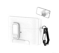 Gettimore Secure Lock Étui pour Sony WF-1000XM6 avec mousqueton, Orange | PC double couche et pour TPU, texture litchi, design antichoc, découpes précises LED et ports, prend en charge le chargement