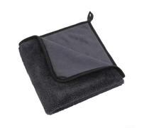Gettimore Serviettes de séchage douces pour voiture, 40 x 60 cm | Design double face, un côté pour le séchage, un côté pour le polissage, pas de peluches ou de traces laissées derrière