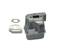 Gettimore Silencieux en métal avec joint pour tronçonneuses MS271 MS291 Remplace 1141 140 0609 Silencieux de bruit Accessoire Power Equipment Part