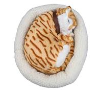 Gettimore Simulation de modèle d'animal, jouet en peluche réaliste pour anniversaire créatif, jouet en peluche douce pour animal domestique, chat Garfield