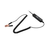 Gettimore Stylo de test de circuit CC portable avec affichage numérique LED, plage de tension de 6 à 75 V, indicateurs positifs/négatifs, câble d'extension de 3 m pour système électrique de voiture