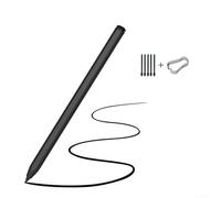 Gettimore Stylo numérique magnétique EMR avec 4096 niveaux de pression Technologie de rejet de la paume pour tablette remarquable 2/1 Dessin d'écriture Notes Noir