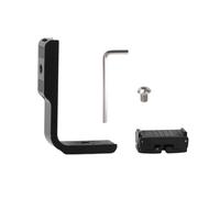 Gettimore Support à dégagement rapide en forme de L pour Insta360 X5/X4 - Design en alliage d'aluminium, support compact de 10 x 7,4 x 2 cm avec adaptateur magnétique, noir