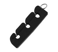 Gettimore Support de canne à pêche portable en mousse avec aimant, 3 rainures en mousse dense pour montage de voiture, noir (16 x 4,7 x 2,4 cm)