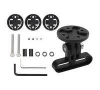 Gettimore Support de guidon de vélo en alliage d'aluminium pour Garmin Edge 200 500 510 520 800 810 820 et Hero SJ4000 SJ5000 Boulons M5-40 mm inclus