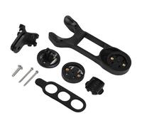 Gettimore Support d'ordinateur de vélo en alliage d'aluminium pour Garmin, Bryton, Cateye - Compatible avec guidon de vélo de route H11/H36 - Noir