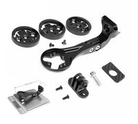 Gettimore Support d'ordinateur de vélo pour Garmin, compatible avec Trek Madone SLR 7/9 (nouveau), Wahoo, Bryton, et caméras de sport, support de montage en ABS avec 3 bases, vis et clé, noir