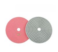 Gettimore Tampons de polissage 17,8 cm pour restauration de surface de pierre, liaison en résine flexible de 180 mm avec crochet et boucle au dos, pour marbre, granit, béton