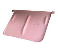 Gettimore Tapis de chargement sans fil en silicone pour Tesla Model 3 et Y, tapis de charge antidérapant avec bord complet, compatible avec le modèle 3 2025 et le modèle Y 2025-2026, noir/gris/rose