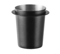 Gettimore Tasse doseuse pour café expresso, convoyeur en acier inoxydable robuste avec anneau gradué intégré 51 mm, 53 mm, 58 mm, pour poignée pour une suspension facile, noir (58 mm, noir)