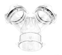 Gettimore Té d'évacuation des eaux usées en forme de Y, corps en polycarbonate transparent pour une observation en temps réel des mises à jour du système d'assainissement des camping-cars