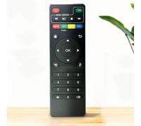 Gettimore Télécommande pour box TV Android H96 Max Series Technologie d'apprentissage infrarouge Matériau ABS Design compact 15 x 5 x 2 cm Compatible avec G96 et autres box TV Android