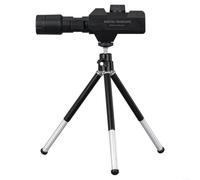 Gettimore Télescope monoculaire numérique HD 2 MP Zoom 70x avec trépied long pour la durée de vie de la batterie Observation des oiseaux Concerts et paysages