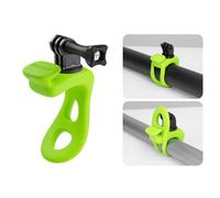 Gettimore Telesin Small Q Sangle élastique en silicone pour caméra de sport, réglage de l'amortissement à 360° avec compatibilité double port 22-38 mm, pour montage en alliage d'aluminium et acier