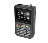 Gettimore Téléviseur satellite numérique avec écran LCD pour V8 et Finder2, DVB-S2S2X, récepteur de détecteur de signal, 20,5 x 16,3 x 5,6 cm, design compact en plastique noir