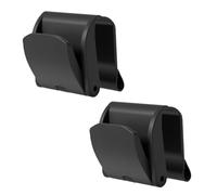 Gettimore Tesa Model Y 2021-2024 Lot de 2 crochets pour tableau de bord en ABS pour boîte à gants fine de 0,4 cm, noir