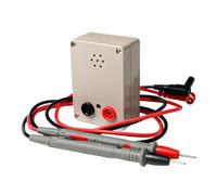 Gettimore Testeur de continuité 9 V avec buzzer et indicateur LED pour test de fil, PCB, câble et commutateur - Compatible avec batterie 9 V, matériau ABS, 93 x 55 x 30 mm