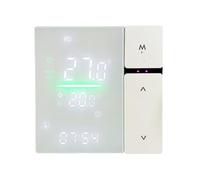 Gettimore Thermostat intelligent pour chauffage au sol électrique Tuya WiFi, 3 A/16 A, compatible avec Alexa Assistant, écran LCD, économie d'énergie, protection anti-gel, blanc