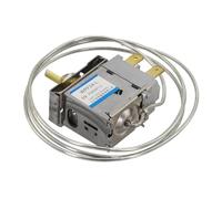 Gettimore Thermostat mécanique de régulateur de température de réfrigérateur pour WDF18 WDF19 WDF20-L WPF22-L WPF24-L, commutateur de commande de refroidissement en métal 3 broches 2 broches AC 250 V