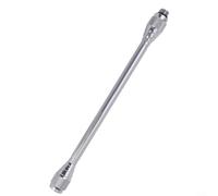Gettimore Tige d'extension légère pour lampe à gaz, tube d'extension en alliage d'aluminium pour le camping en plein air, facile à installer, poteau argenté de 15,7 cm de long