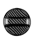 Gettimore Véritable fibre de carbone rigide pour couvercle de porte de carburant noir compatible avec WRX STI pour XV pour BRZ et Impreza