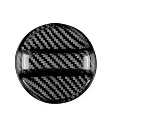 Gettimore Véritable fibre de carbone rigide pour couvercle de porte de carburant noir compatible avec WRX STI pour XV pour BRZ et Impreza
