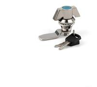 Gettimore Verrou à came pour armoire de distribution, équipement de machines industrielles en alliage de zinc ou acier inoxydable, noir/argent/argent brossé