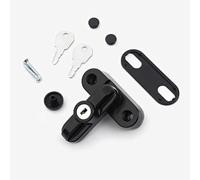 Gettimore Verrou de sécurité en alliage pour porte UPVC, entrebâilleur de sécurité avec clé, serrure de fenêtre en alliage d'aluminium, protection anti-effraction, entretoise et matériel de fixation